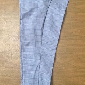 Banana Republic blue glen plaid trousers, 34x32